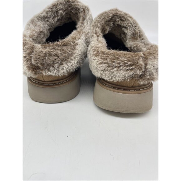 Skechers BOBS Women's Keepsakes Lite Cozy Comfort Clog Slippers Brown Size 8 - Picture 5 of 13